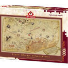 Puzzle - Art puzzle - Mapa podróży Pîrî