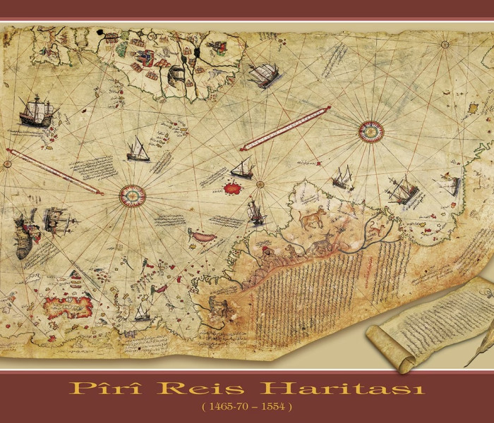 Puzzle - Art puzzle - Mapa podróży Pîrî