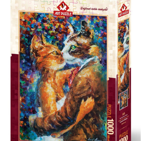 Taniec zakochanych kotów