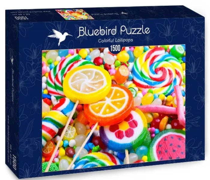 Puzzle - Bluebird - Kolorowe lizaki