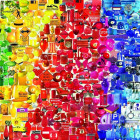 Puzzle - Bluebird - Kolorowe obiekty