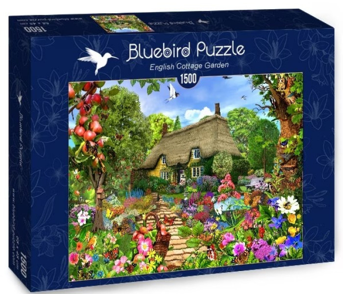 Puzzle - Bluebird - Angielski dom wiejski z ogrodem