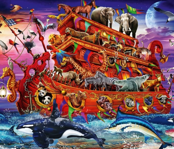 Puzzle - Bluebird - Arka