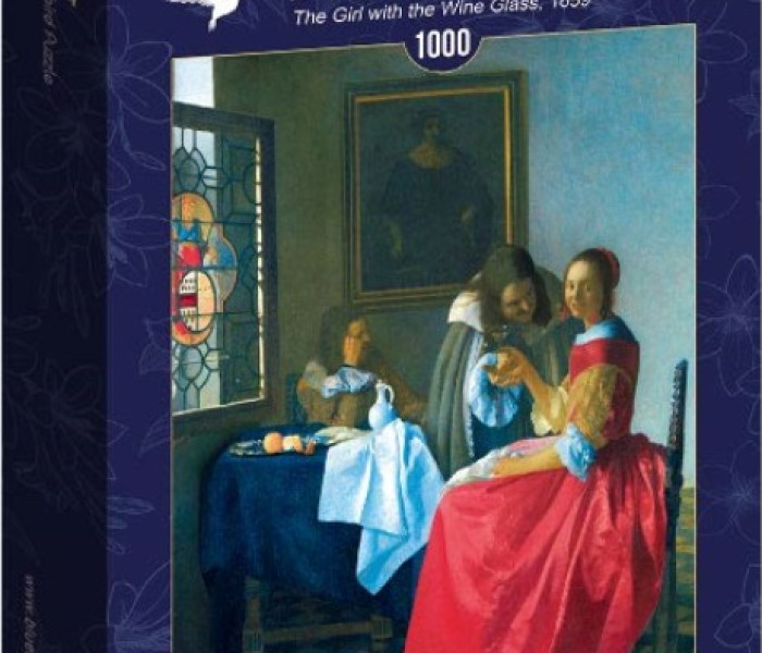 Puzzle - Bluebird - Dziewczyna z kieliszkiem wina, 1659