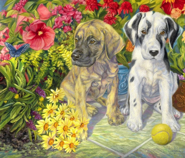 Puzzle - Bluebird - Dwie psotne osoby