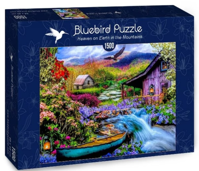 Puzzle - Bluebird - Górski raj na ziemi