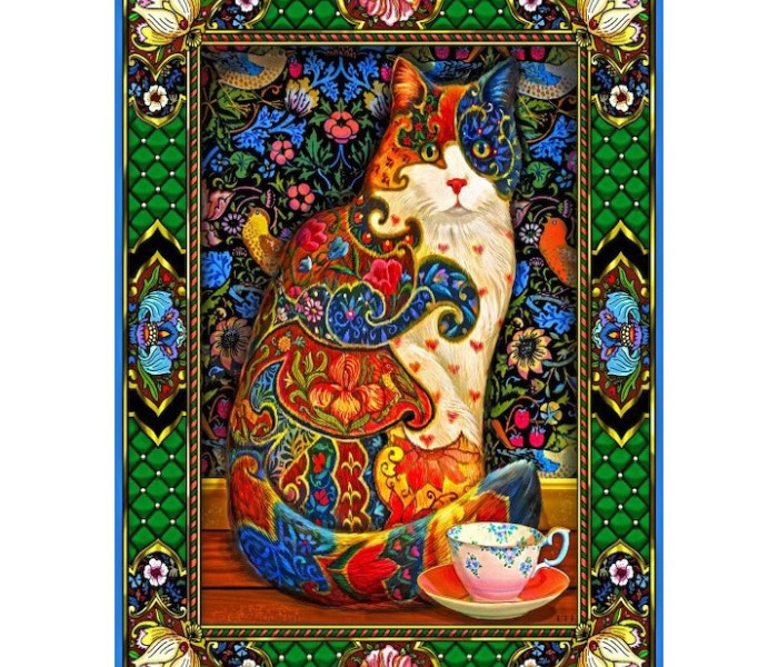 Puzzle - Bluebird - Malowany kot