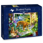 Puzzle - Bluebird - Ożywiony tygrys