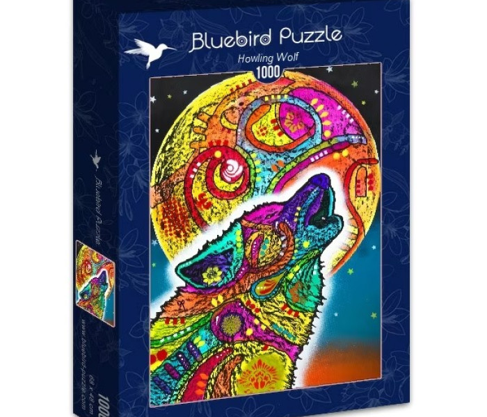 Puzzle - Bluebird - Wyjący wilk