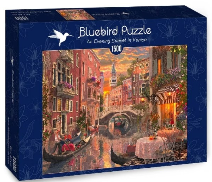 Puzzle - Bluebird - Zachód słońca w Wenecji