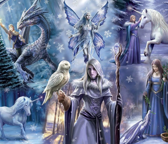 Puzzle - Bluebird - Zimowa fantazja