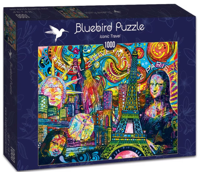 Puzzle - Bluebird - Kultowe zabytki