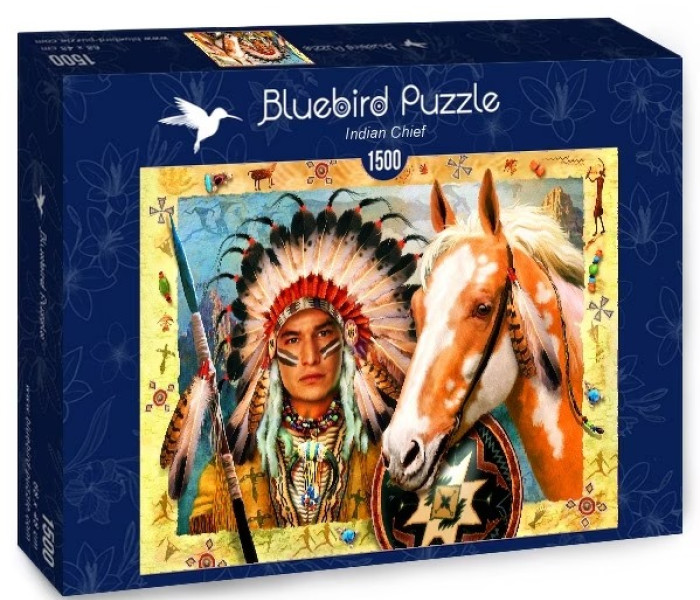 Puzzle - Bluebird - Wódz Indian
