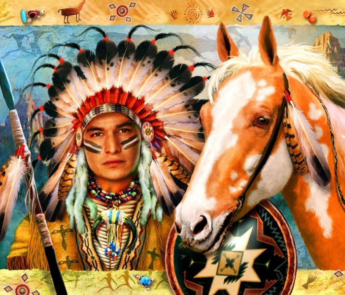 Puzzle - Bluebird - Wódz Indian