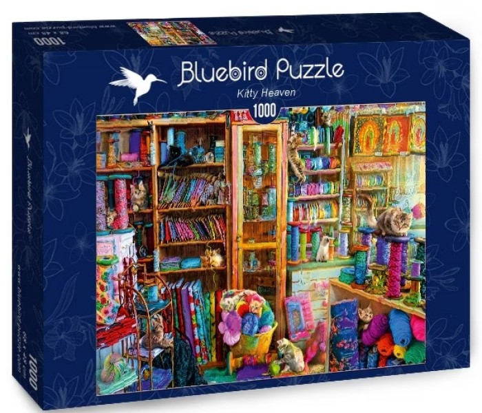 Puzzle - Bluebird - Raj dla kotów