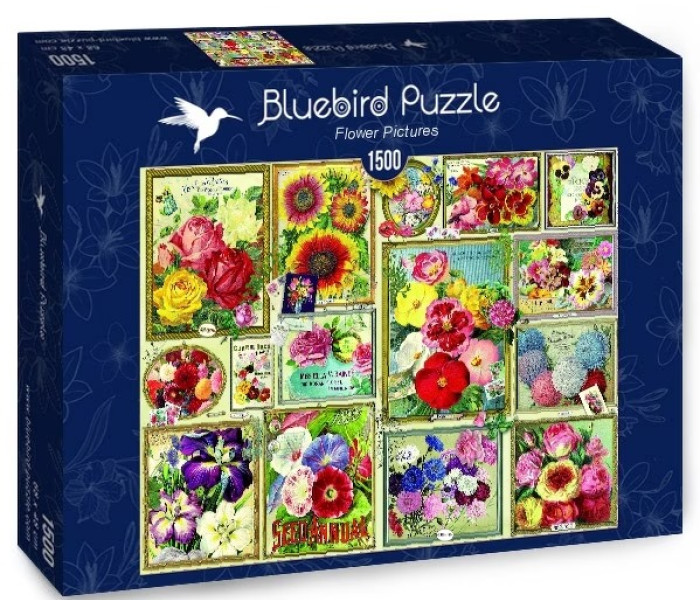 Puzzle - Bluebird - Zdjęcia kwiatów