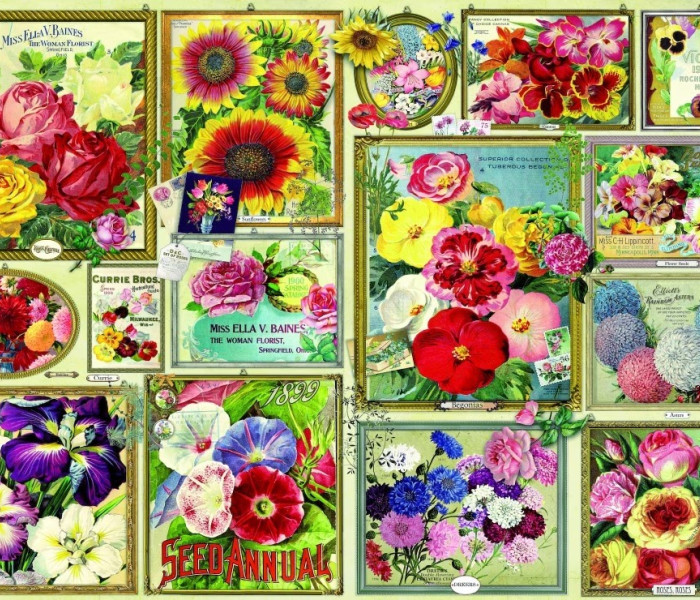 Puzzle - Bluebird - Zdjęcia kwiatów