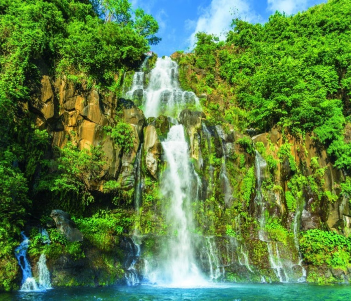 Puzzle - Bluebird - Wyspa Reunion – wodospad Aigrett