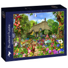 Puzzle - Bluebird - Angielski dom wiejski z ogrodem