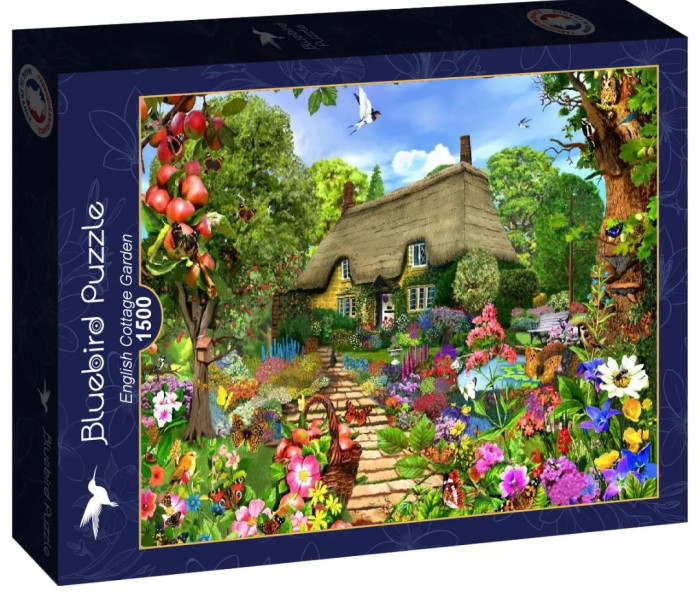 Puzzle - Bluebird - Angielski dom wiejski z ogrodem