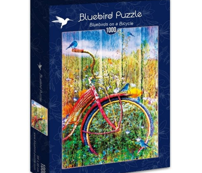 Puzzle - Bluebird - Ptaki na rowerze