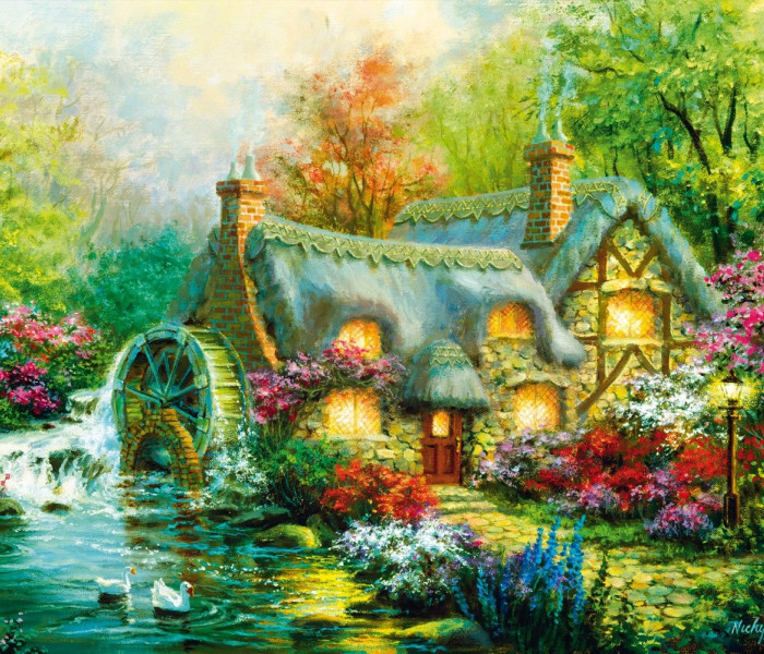 Puzzle - Bluebird - Odpoczynek na wsi