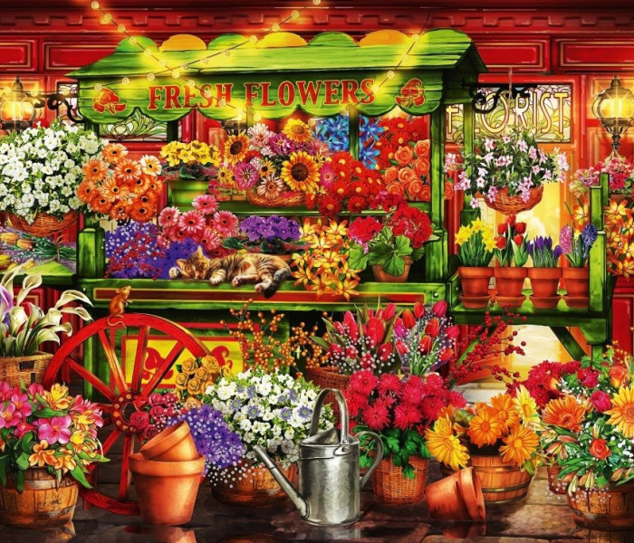 Puzzle - Bluebird - Stojak na kwiaty