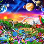 Puzzle - Bluebird - Kosmiczny raj