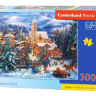 Puzzle - Castorland - Jazda na sankach do miasta