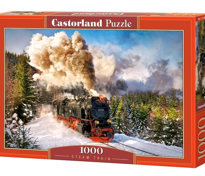 Puzzle - Castorland - Pociąg parowy