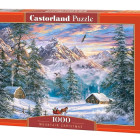 Puzzle - Castorland - Boże Narodzenie w górach
