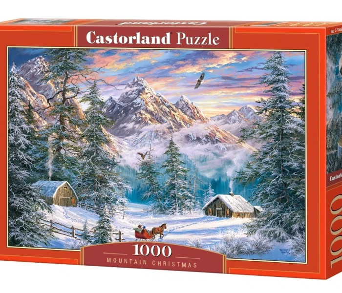 Puzzle - Castorland - Boże Narodzenie w górach