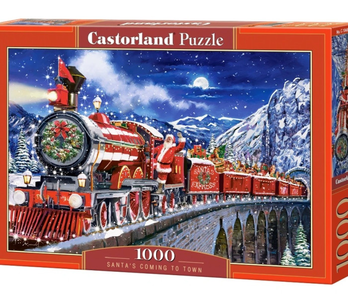 Puzzle - Castorland - Mikołaje przybywają do miasta