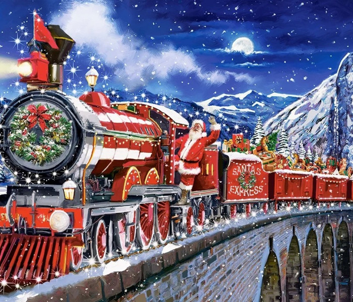 Puzzle - Castorland - Mikołaje przybywają do miasta