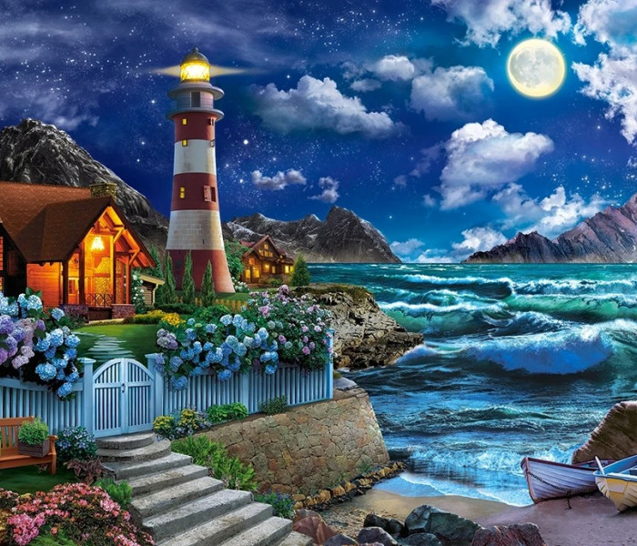 Puzzle - Castorland - Noc Żeglarzy