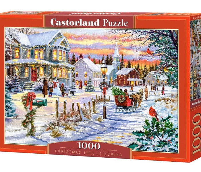 Puzzle - Castorland - Nadchodzi choinka