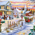 Puzzle - Castorland - Nadchodzi choinka