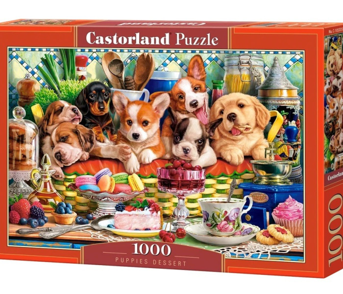 Puzzle - Castorland - Deser dla szczeniąt
