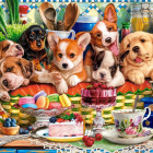 Puzzle - Castorland - Deser dla szczeniąt