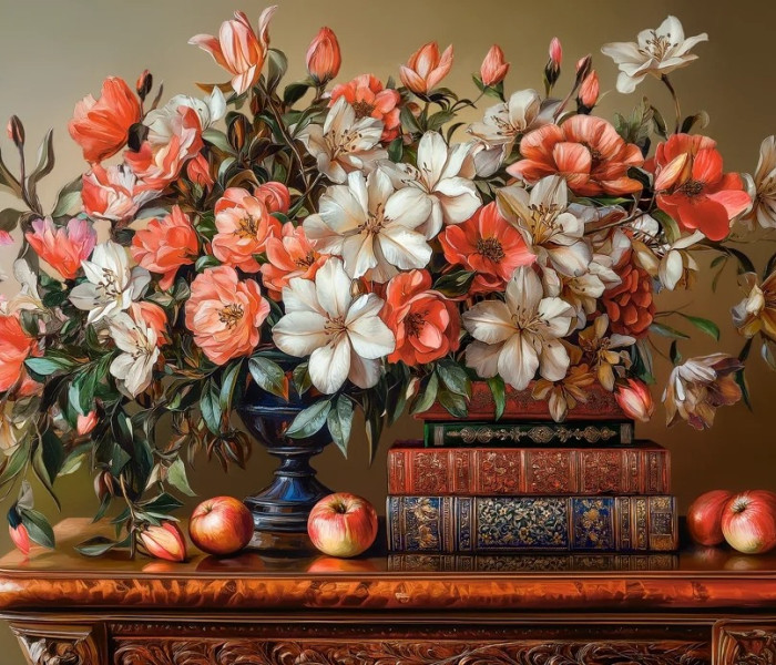 Puzzle - Castorland - Wieczór kwiatowy