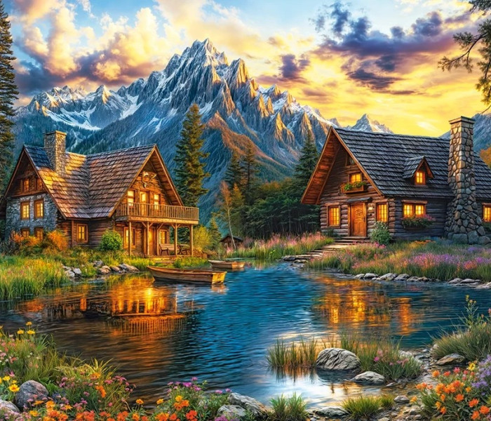 Puzzle - Castorland - Letni wieczór