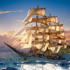 Puzzle - Castorland - Żeglowanie o zachodzie słońca