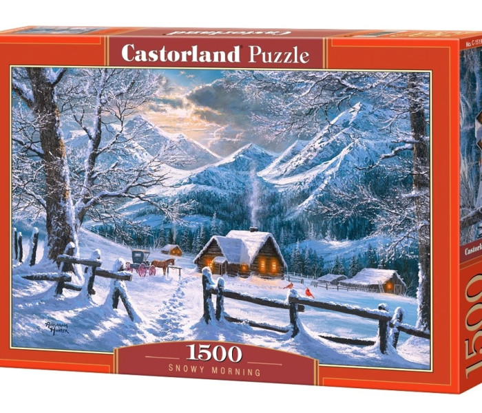 Puzzle - Castorland - Śnieżny poranek
