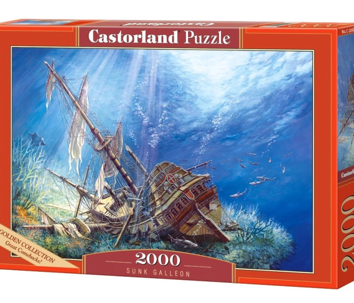 Puzzle - Castorland - Zatopiony galeon