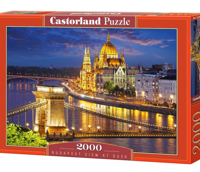 Puzzle - Castorland - Widok na Budapeszt o zmierzchu