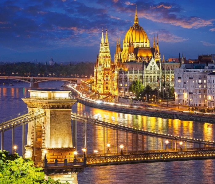 Puzzle - Castorland - Widok na Budapeszt o zmierzchu