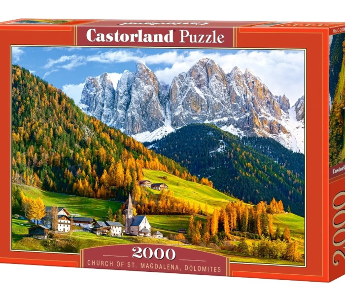 Puzzle - Castorland - Kościół św. Magdaleny, Dolomity