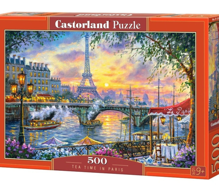 Puzzle - Castorland - Czas na herbatę w Paryżu
