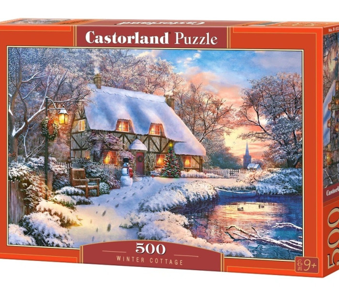 Puzzle - Castorland - Domek zimowy