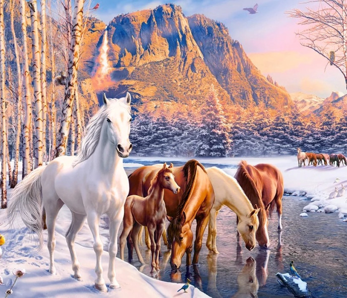 Puzzle - Castorland - Zimowe topnienie